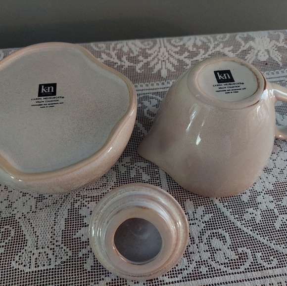 Karen Neuburger sugar/creamer/salt/pepper - Picture 2 of 6
